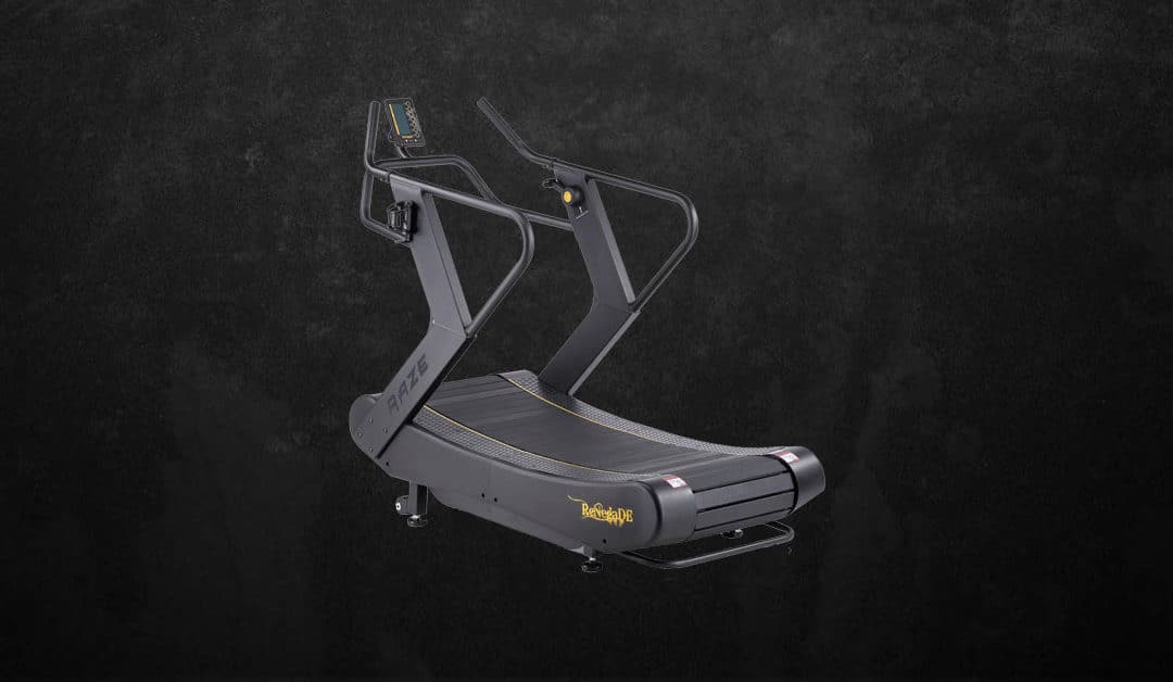 What are the benefits of a non-motorised curved treadmill?